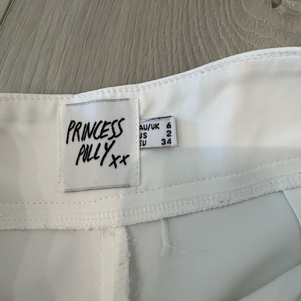 Princess Polly White Wide-Leg Pants - Picture 5 of 5